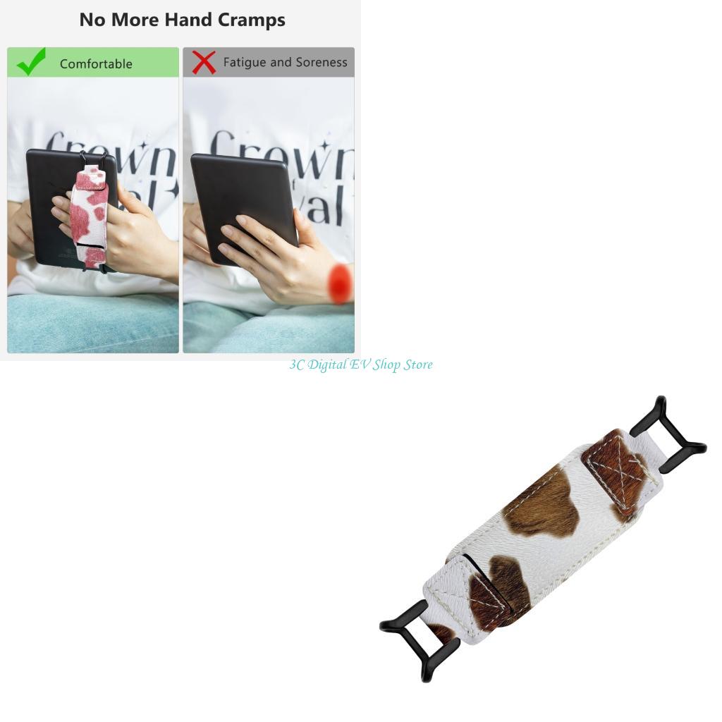 Tablet Reading Accessories - E74D Ergonomic PU and Elastic Rope