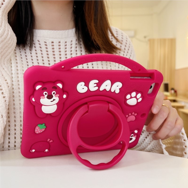 Honor Tablet X9 Accessories - Disney Strawberry Bear Case for Huawei