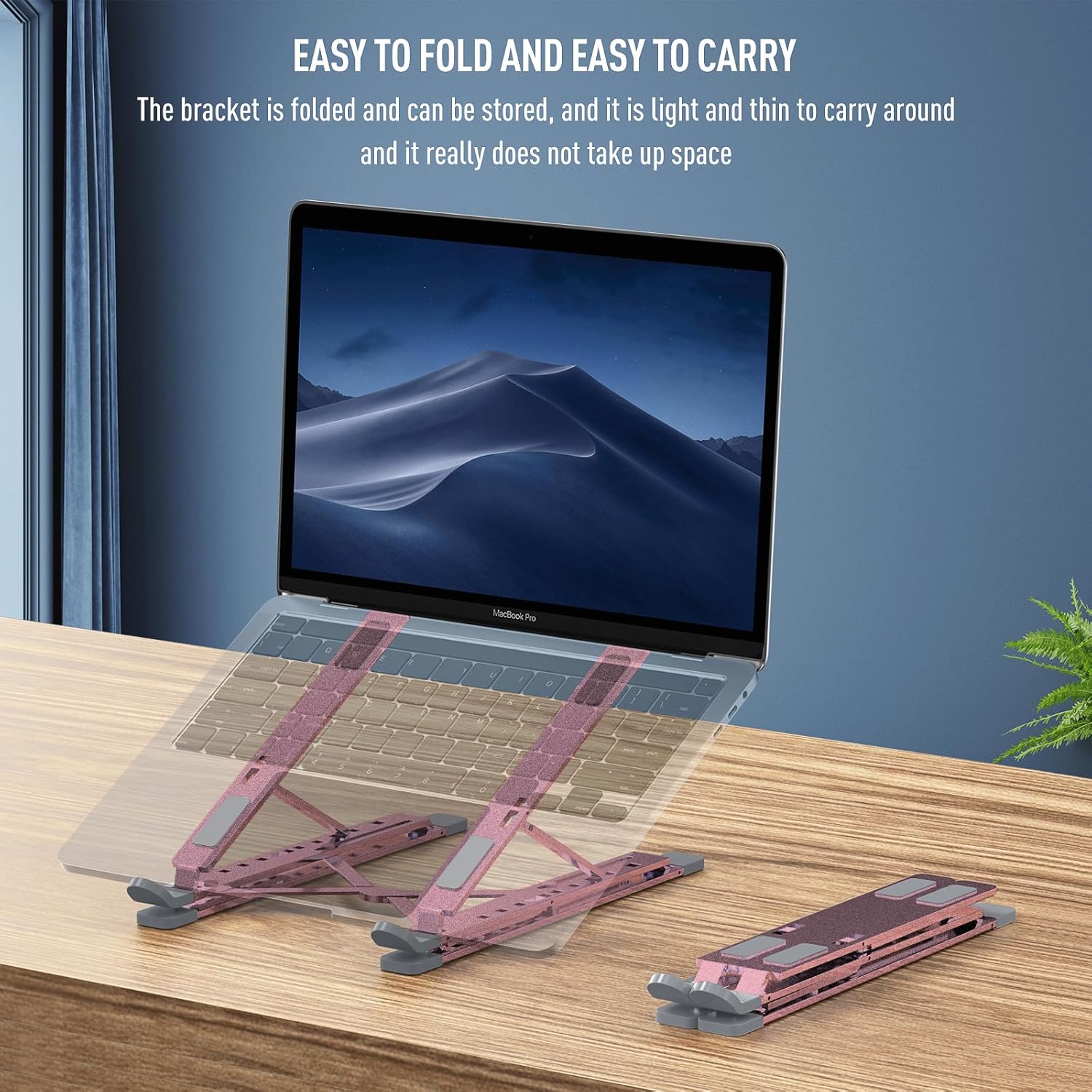 Cooling Stand Tablet - Portable Laptop Stand Foldable, Ultra Slim