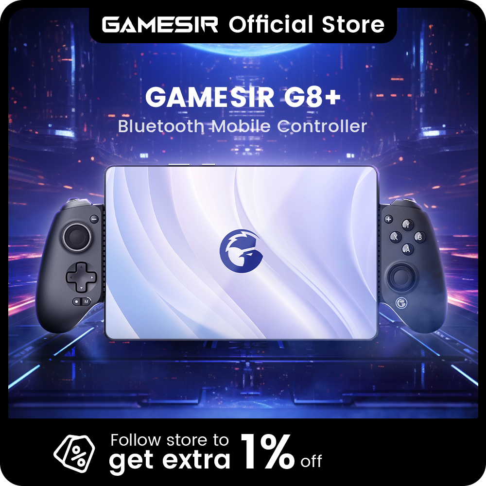 Android Tablet Gaming Accessories - ​​GameSir G8+ Bluetooth Gamepad Hall Effect