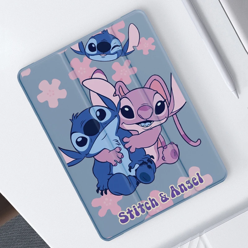 Cheap Tablet Accessories - Stitch ＆ Angel Case For 10th