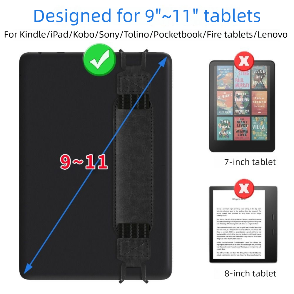 Leather Tablet Hand Strap Anti - Tablet Reading Accessories recension och pris