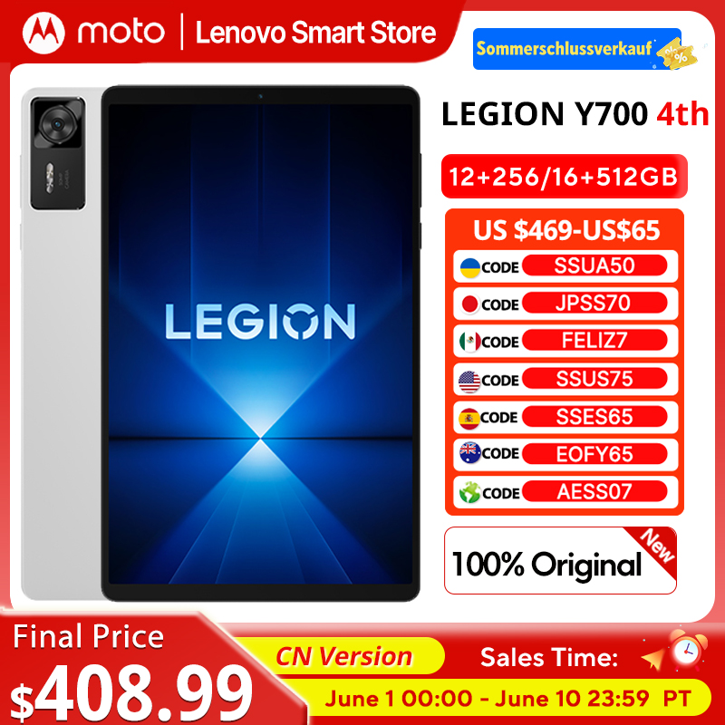 Original Lenovo Legion Y700 4t - Android Tablet Gaming Accessories recension och pris