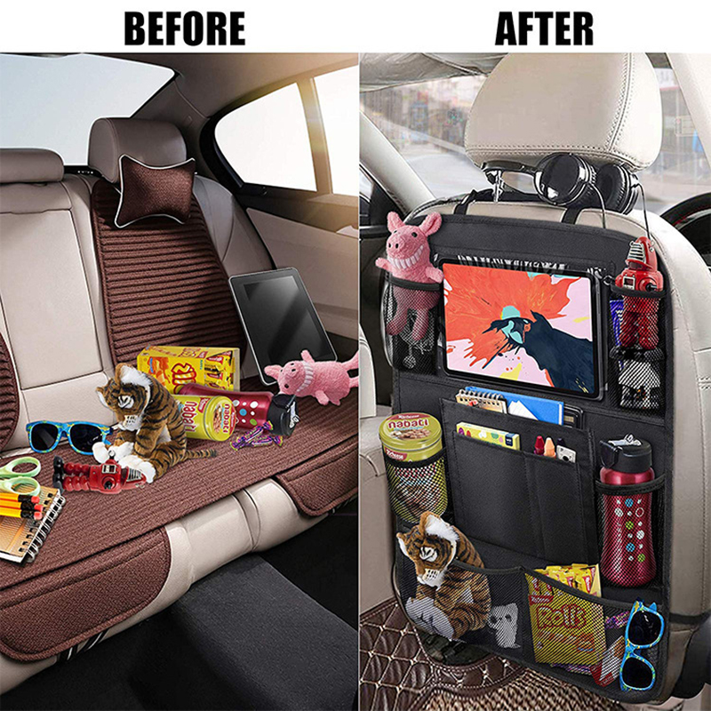 1pc Car Backseat Organizer wit - Toddler Tablet Accessories recension och pris