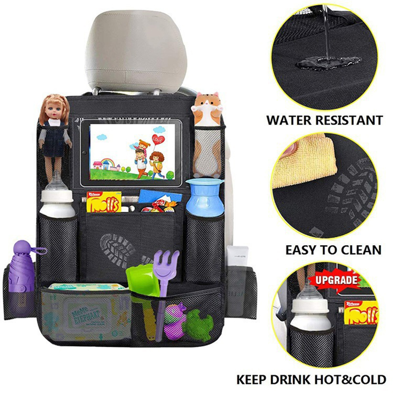 1pc Car Backseat Organizer wit - Toddler Tablet Accessories recension och pris