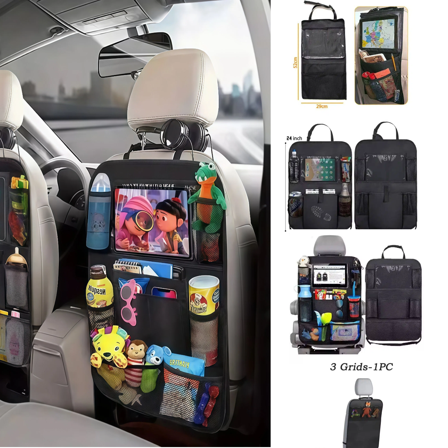 Car Seat Organizer Multifuncti - Toddler Tablet Accessories recension och pris