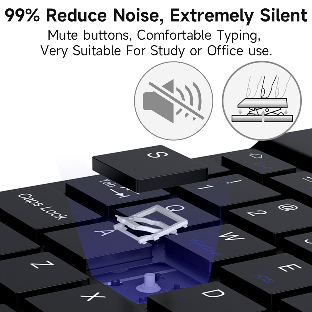 Bluetooth Keyboard for IOS And - Tablet Accessories For Samsung recension och pris