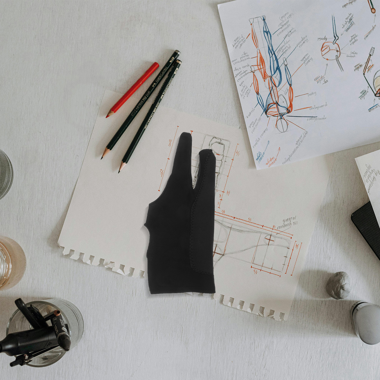 1 Pair Drawing Gloves High Ela - Tablet Drawing Accessories recension och pris