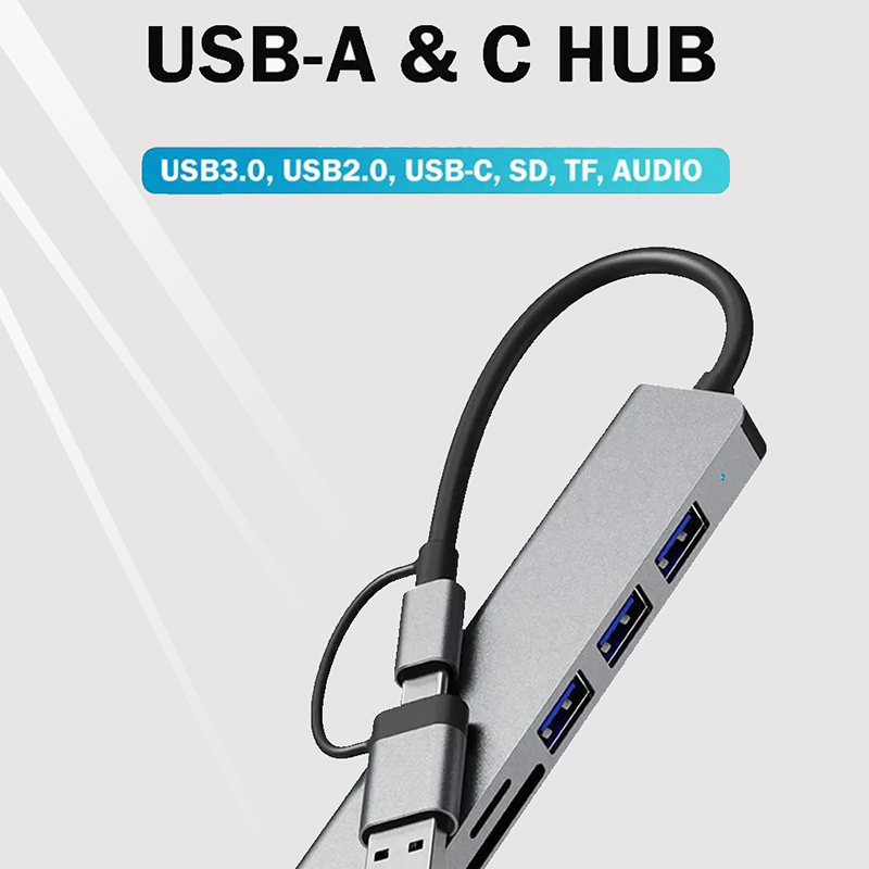 8 In1 USB C Hub Expander Multi - Microsd Card Tablet recension och pris