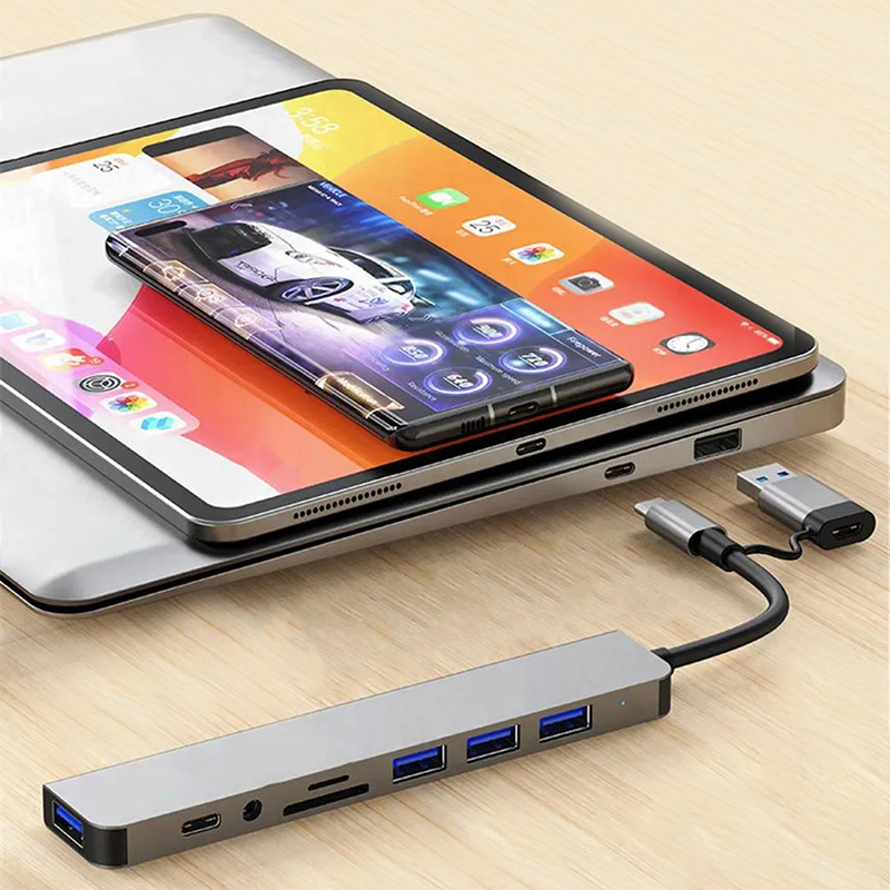8 In1 USB C Hub Expander Multi - Microsd Card Tablet recension och pris
