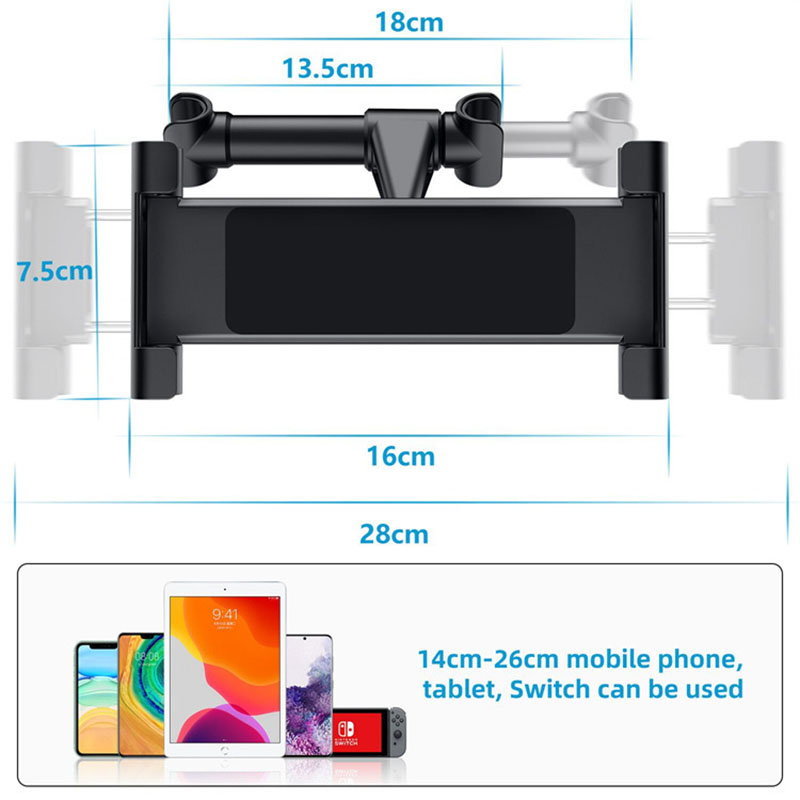 Telescopic Car Rear Pillow Pho - Toddler Tablet Accessories recension och pris