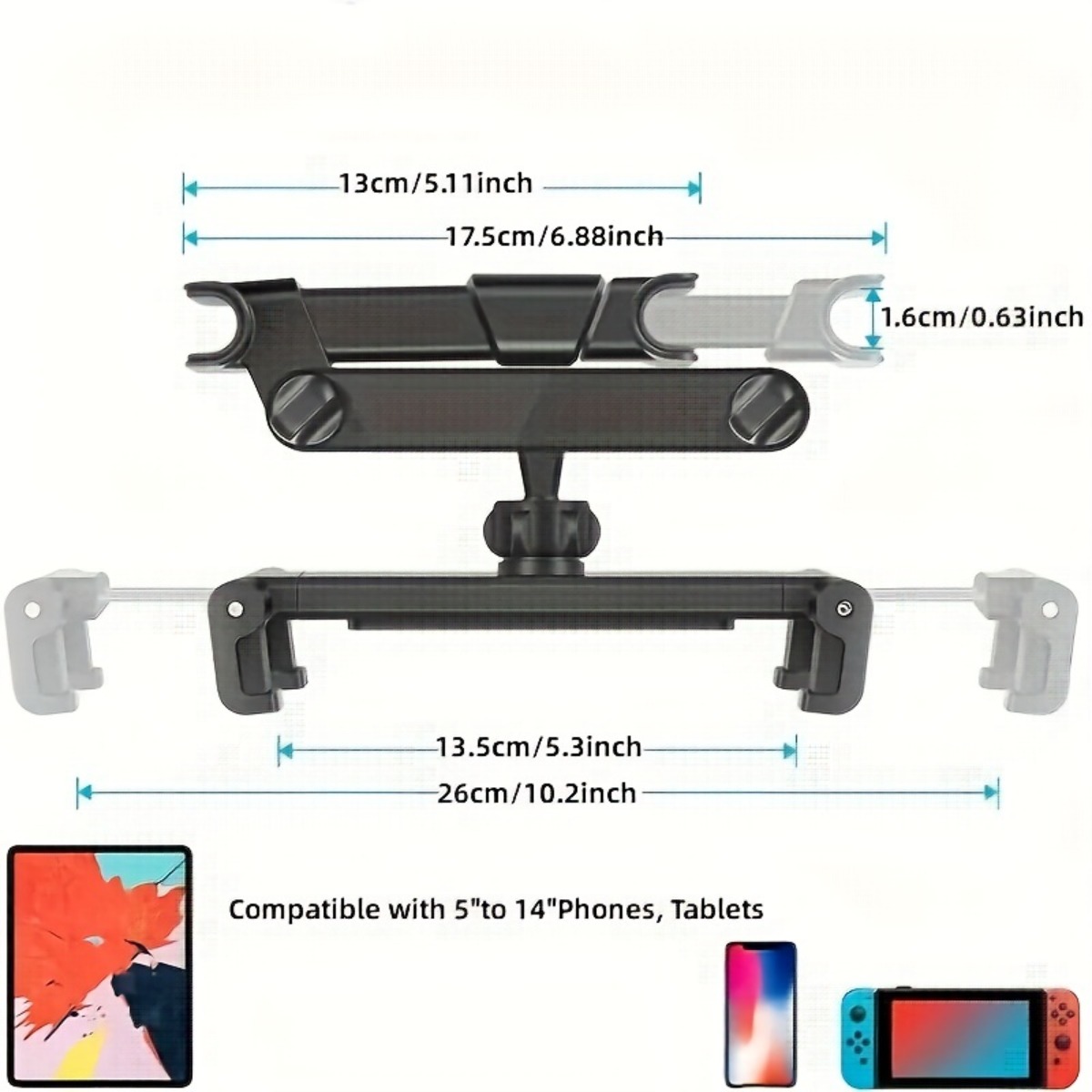 Car Back Seat Headrest Tablet  - Toddler Tablet Accessories recension och pris