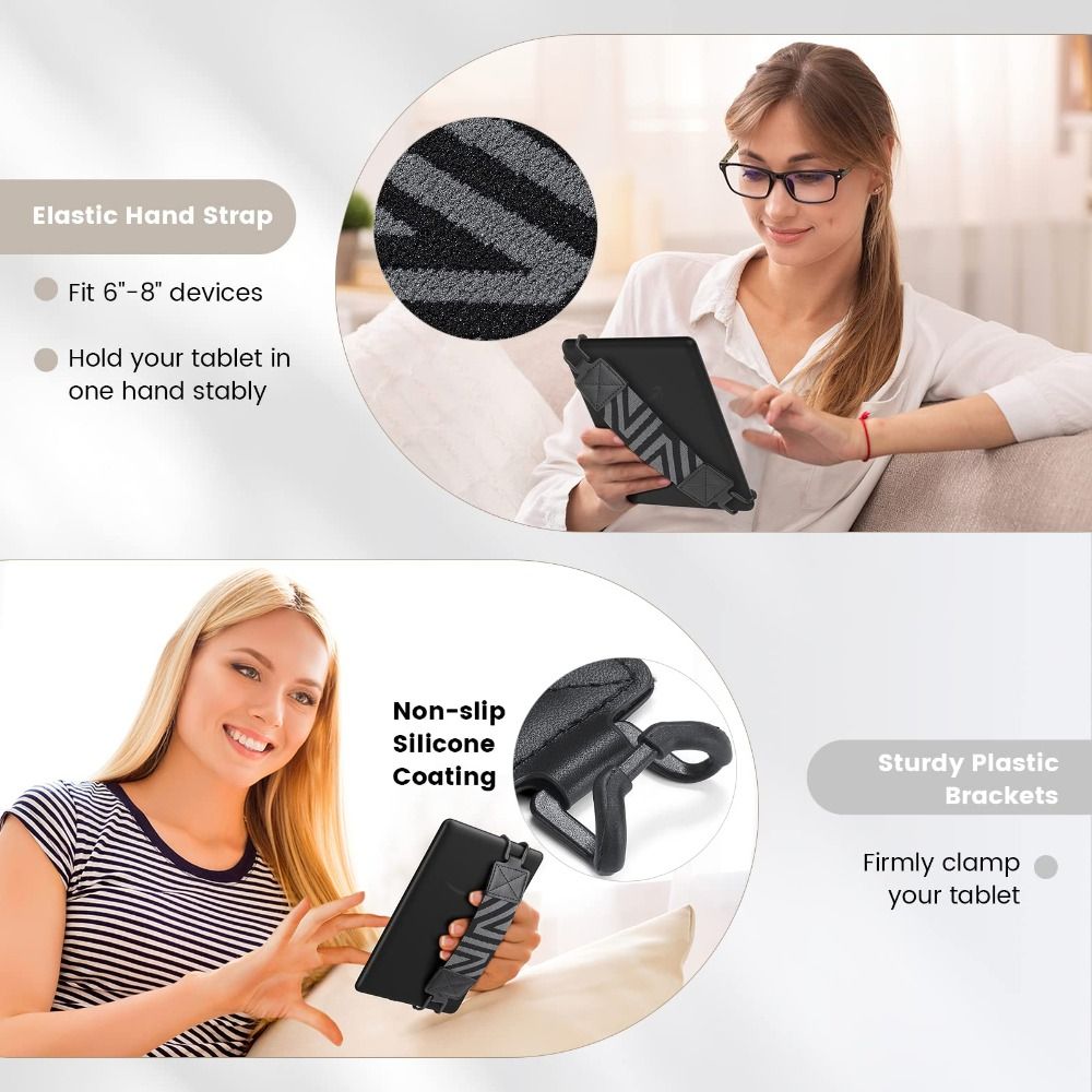 PU Leather eReader Secure Hand - Tablet Reading Accessories recension och pris