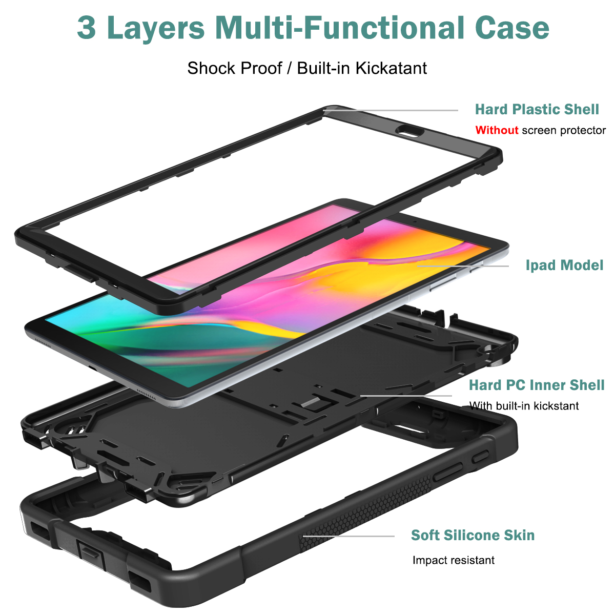 Heavy Duty Stand Case for Sams - Vortex Tablet Accessories recension och pris