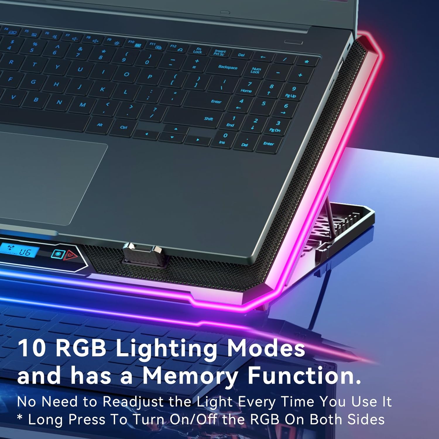 RGB Laptop Cooling Pad Gaming  - Cooling Stand Tablet recension och pris