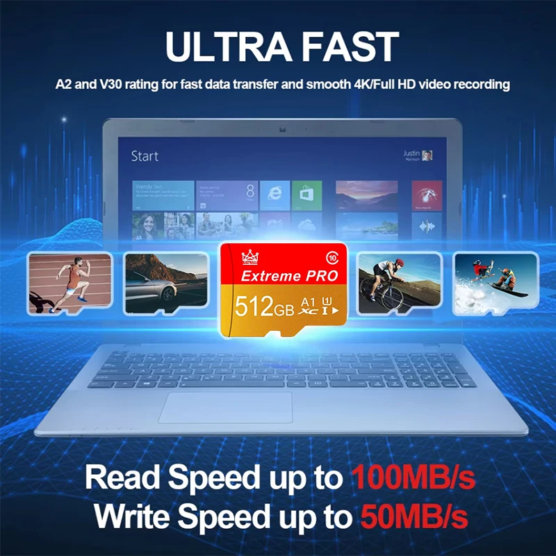 Class 10 Memory SD Cards USB A - Microsd Card Tablet recension och pris