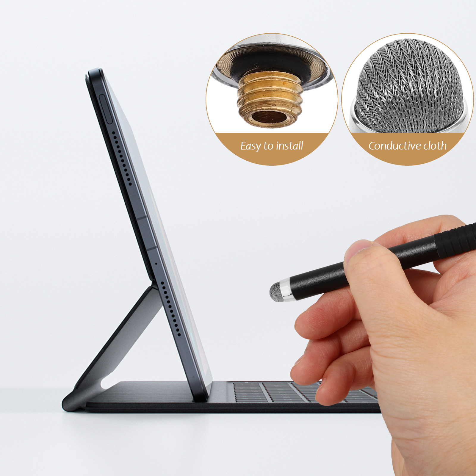 4Pcs Capacitive Pen Tip with R - Tablet Drawing Accessories recension och pris