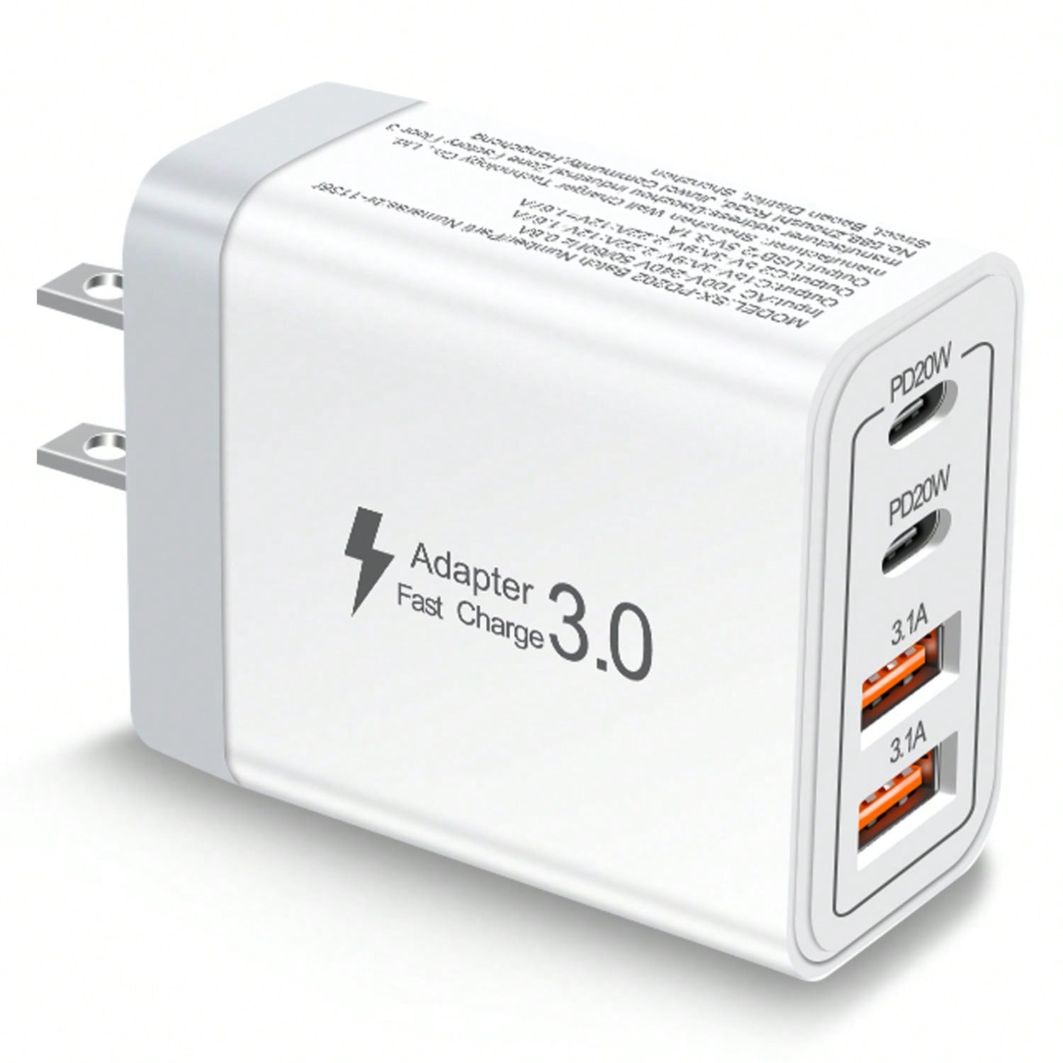 40W US Plug 4-Port 2A2C Wall C - Accessories For Tablet Users recension och pris