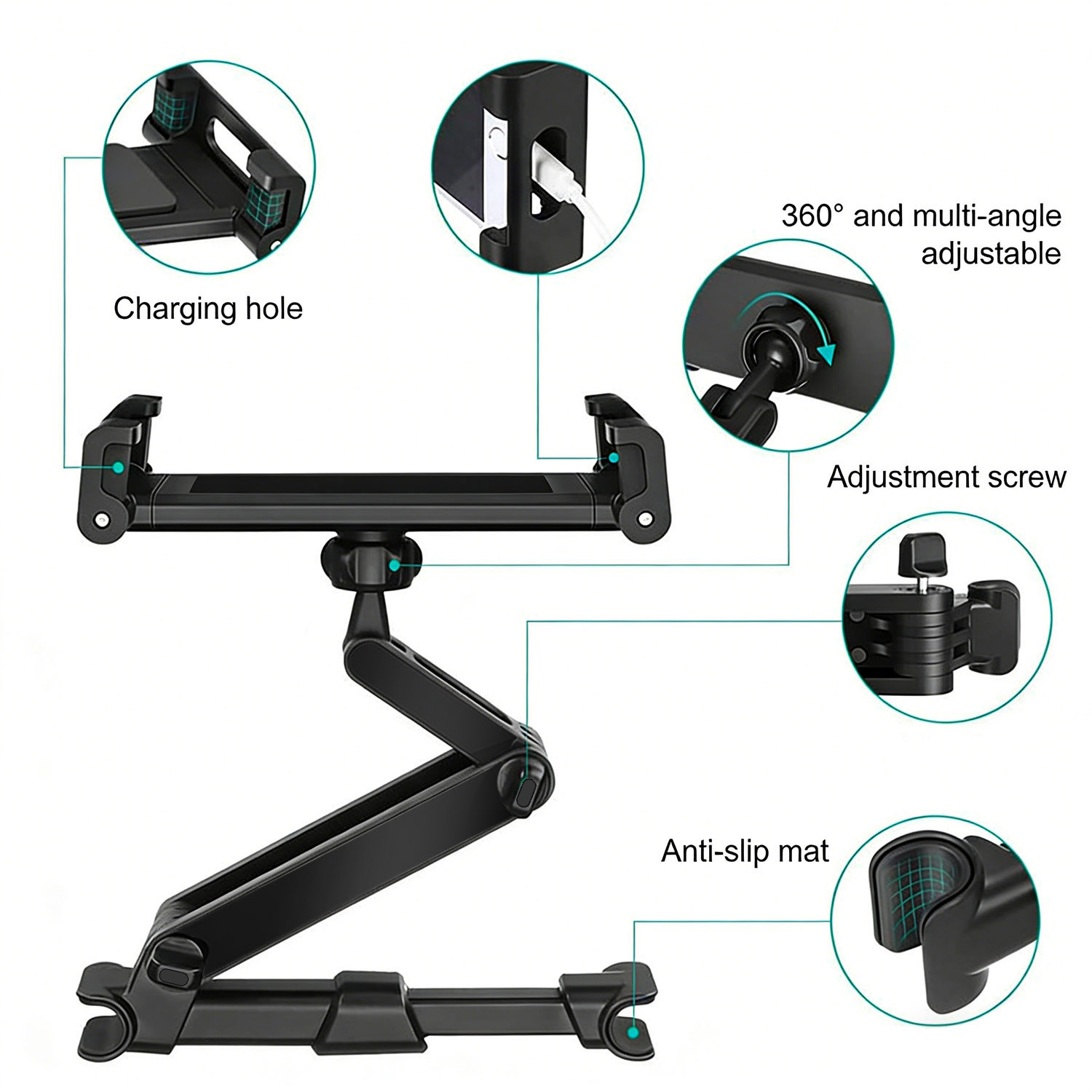 Car mounted rear pillow holder - Toddler Tablet Accessories recension och pris