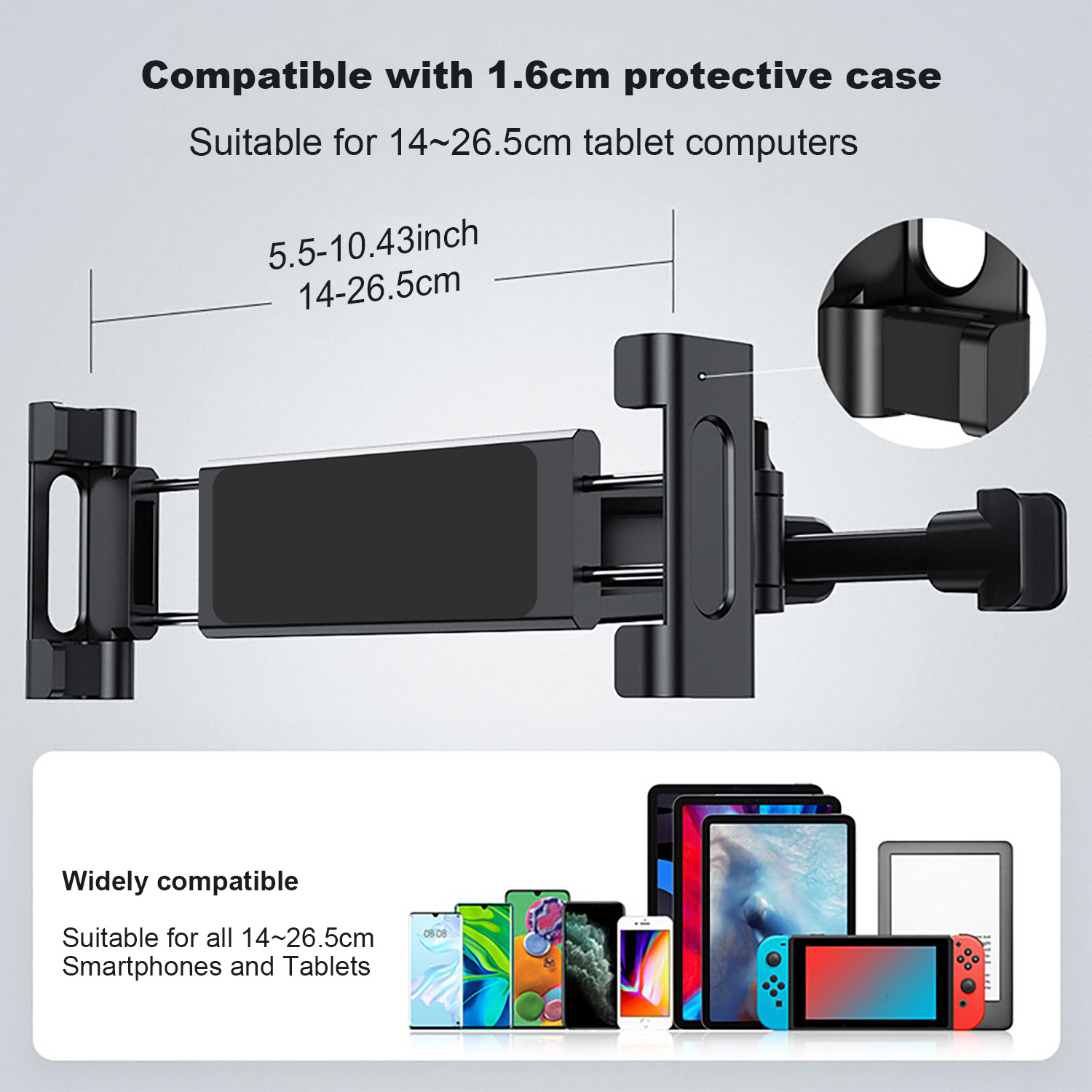 Car mounted rear pillow holder - Toddler Tablet Accessories recension och pris