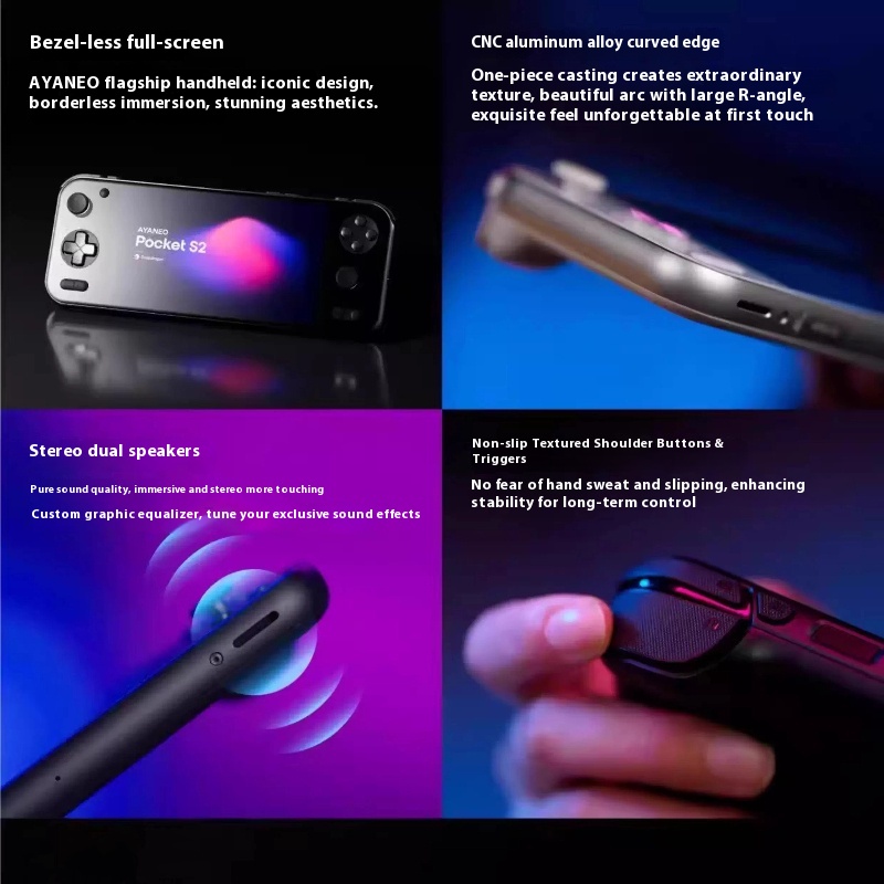 AYANEO Pocket S2 Pro Handheld  - Android Tablet Gaming Accessories recension och pris