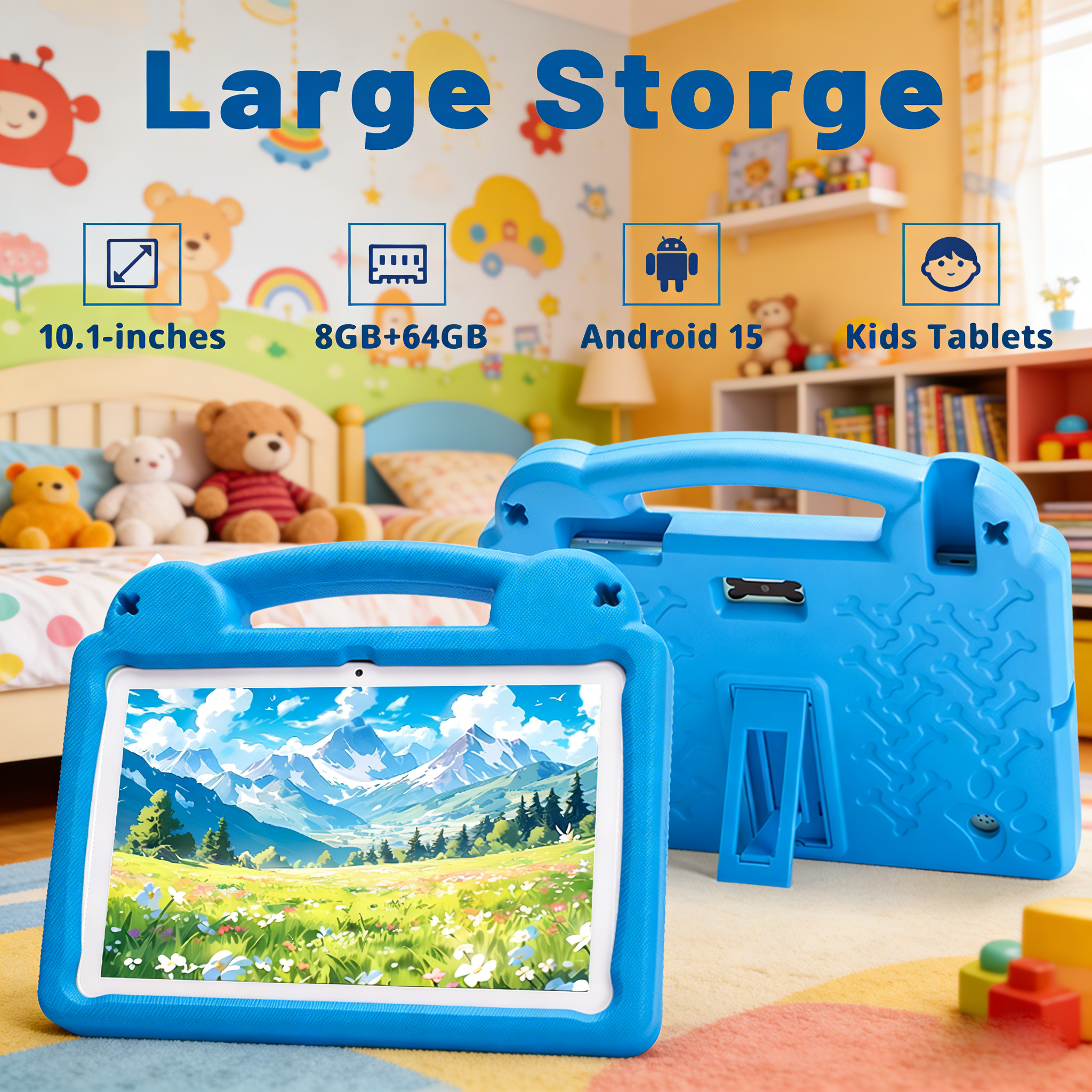 ANRY R16Pro Kids Tablet 10 Inc - Microsd Card Tablet recension och pris