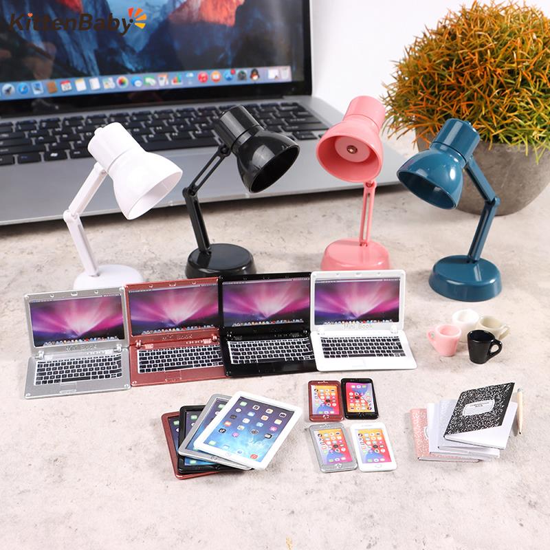 6/7Pcs/Set 1:12 Dollhouse Mini - Tablet Accessories Kids recension och pris